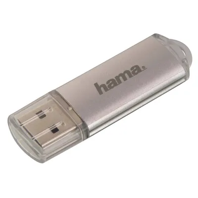 Produktbild von hama USB 2.0 Speicherstick FlashPen "Laeta" 128 GB silber