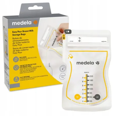 Obrázok produktu pre Sáčky na materské mlieko Medela Easy Pour, 50 kusov