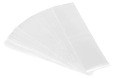 Perforierte PVC-Schrumpfmanschetten 135x35 mm, 500 Stück, transparent