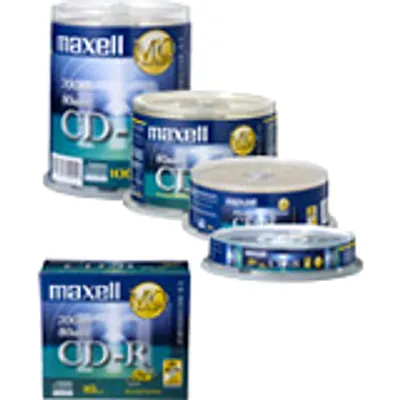 Produktbild von Maxell CD-R 80XL 52x 25 Pack, CD-R, 700 MB, 52x, Spindel