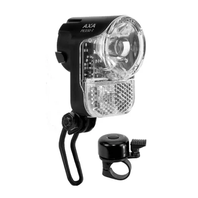 Produktbild von AXA Pico 30T Steady Auto LED-Scheinwerfer Tagfahrlicht Standlicht inkl. Fahrradklingel