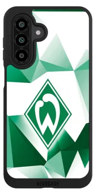 Produktbild von NIVOCASE Handyhülle für Samsung Galaxy A17 5G  Hülle NIVOpure Case Schwarz Offizielles Lizenzprodukt SV Werder Bremen Tarnmuster