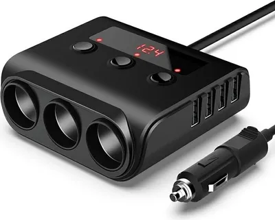 Obrázek produktu pro Gotel K454B Cigaretový Zapalovač Zásuvky 12/24V 4Xusb