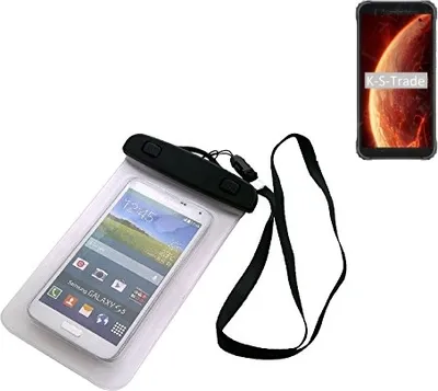 Produktbild von K-S-Trade Schutz Hülle Handy Hülle Kompatibel mit Blackview BV4900 Beach Bag wasserdicht 16cm x 10cm Schutzhülle Staub Sand Flachwasser Beachbag