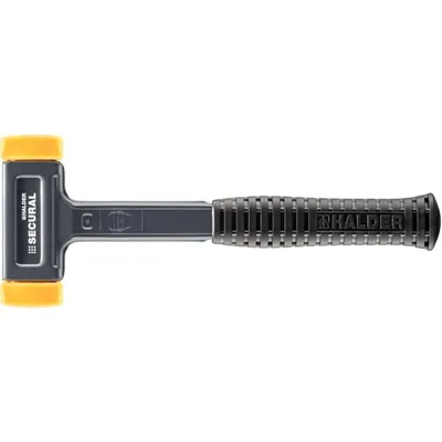 Obrázok produktu pre HALDER hlava palice s mäkkým povrchom SECURAL 35x45 mm, hmotnosť: 680 g, celková dĺžka: 300 mm, dĺžka hlavy: 117 mm, Ø hlavy: 40 mm
