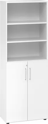 Immagine prodotto di BETA 9 | Armadio combinato con ante | 6 OH - Bianco