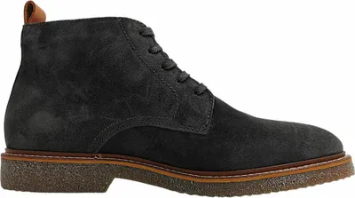 Imagen del producto de Bota plana estilo "desert" para hombre, marca Marc O'Polo, color gris, tipo botín con cordones, ideal para uso casual