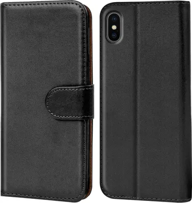 Produktbild von Pouzdro typu kniha pro iPhone X XS Case Flip Cover Pouzdro na mobilní telefon Protective Cover Case Shell