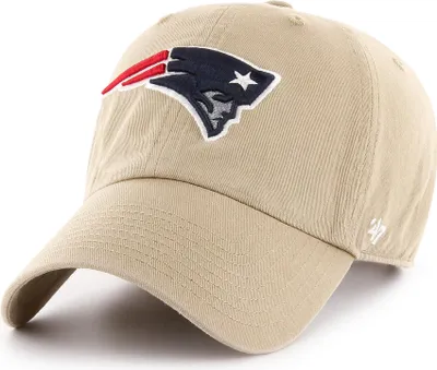 Produktbild von '47 Brand NFL Cap New England Patriots '47 CLEAN UP Khaki