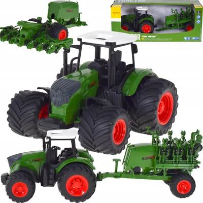 Immagine prodotto di Lolex | Trattore con seminatrice - Ruote di gomma - Setaccio mobile - Per bambini a partire da 3 anni - Design robusto