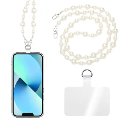 Produktbild von Handy-Umhängekette, Handy-Lanyard, universeller Handy-Kettengurt mit Haltegurten, kompatibel mit den meisten Handys