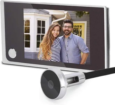 Obrázek produktu pro Digitální LCD kamerový kukátko, 3,5 palce, 120 stupňů