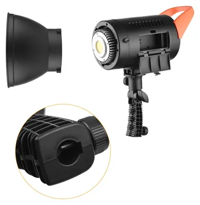 Obrázok produktu pre 150 W LED videolampa, 5600 K, štúdiové osvetlenie, s možnosťou stmievania, držiak Bowens, plynulé nastavenie, s diaľkovým ovládaním reflektora pre produktové fotografie, svadobnú fotografiu
