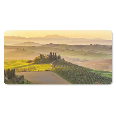 Produktbild von MuchoWow® Mauspad Mousepad Toskana - Hügel - Landschaft 60x30 cm - Mousepads - Maus Mat - Pad - Mausunterlage - Nachhaltig