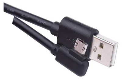 Obrázok produktu pre USB kábel 2.0 A/M - micro B/M 1m čierny, Quick Charge 71097