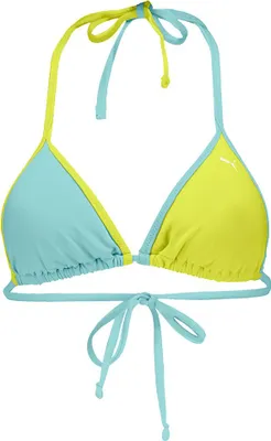 Produktbild von Puma Triangle Bikinioberteil Grün,Gelb L Frau Grün,Gelb L