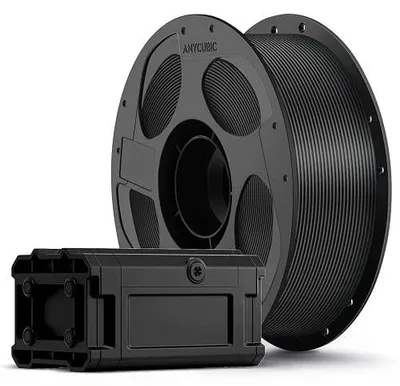 Zdjęcie produktu dla Filament pla metaliczny czarny do druku 3D bez warstw 1 kg