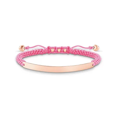 Produktbild von Thomas Sabo Damen Armband 925 Silber Pink/Rosegold LBA0048-597-9-L21v