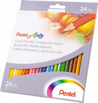Image de Set de crayons de couleur Pentel 24 couleurs