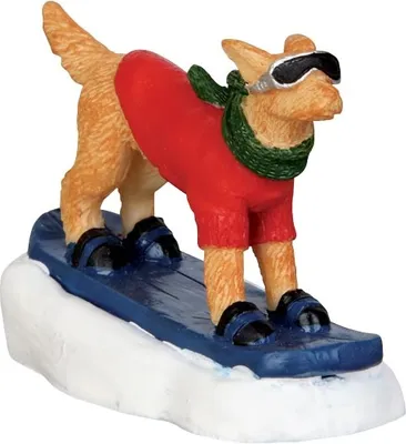 Produktbild von LEMAX - Snowboarding Dog