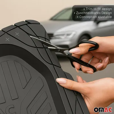Produktbild von Fußmatten Gummimatten 3D Passform für Dacia Duster Gummi Schwarz 4tlg
