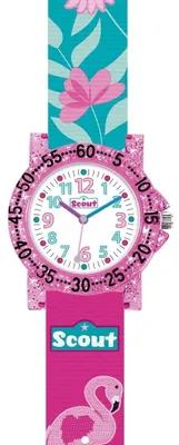Produktbild von Scout Kinder Armbanduhr 164000027 The IT-Collection Glitter Flamingo