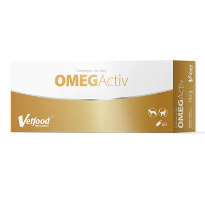 Produktbild von VETFOOD OMEGActiv kwasy Omega-3 pies i kot 60 kapsułek
