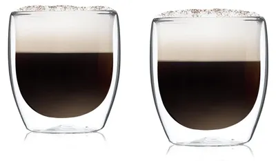 Image de Solidchoice - Ensemble de 2 verres à double paroi pour latte macchiato, 250 ml