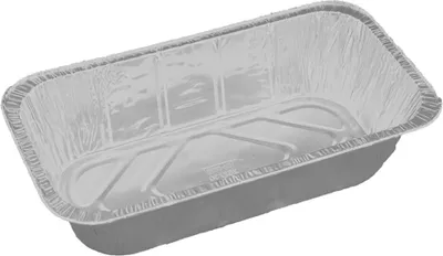 Produktbild von 50 Aluschalen 1/3 GN, L 32,1 x B 17,3 x H 7,6 cm, silber unbedruckt