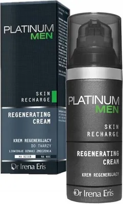 Produktbild von Dr. Irena Eris Platinum Men Skin Recharge Regenerierende Gesichtscreme 50 ml