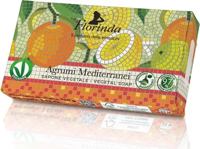 Produktbild von Florinda Pflanzenseife Agrumi Mediterranei 100g