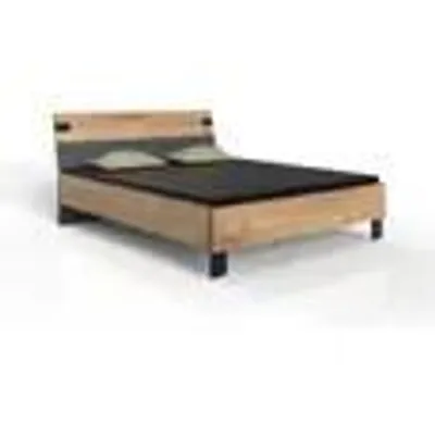 Produktbild von Bett - LAMIA - 180 x 200 cm - Eichenbalken / Graphit - WIMEX