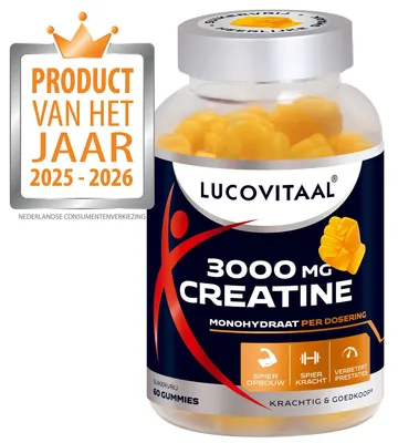 Produktbild von Kreatin 3000 mg 60 Gummibärchen