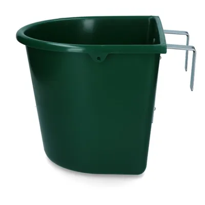 Produktbild von Futtertrog 15 l mit Haken grün
