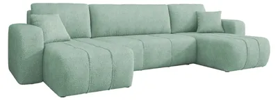 Produktbild von MIRJAN24 Wohnlandschaft Furyn U, Eckouch mit Bettkasten und Schlaffunktion, U-Form (Farbe: Coral 55)