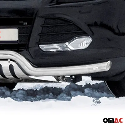 Zdjęcie produktu dla Osłona przedniego zderzaka ze stali nierdzewnej dla Ford Kuga 2012-2017 ABE srebrna ochrona