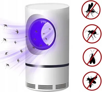 Zdjęcie produktu dla Lampa owadobójcza na owady komary muchy UV PUŁAPKA MOCNA