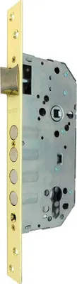 Immagine prodotto di Serratura da incasso Cre13 50/85 mm con pomello quadrato, nichelata