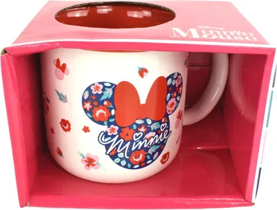 Zdjęcie produktu dla Kubek na owoce Myszka Minnie kwiaty 400 ml