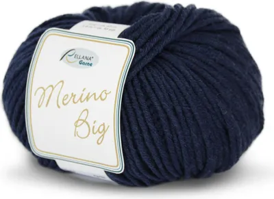 Produktbild von Rellana Merino Big, 60% Schurwolle (Merino), 40% Polyacryl, 50 gr. marine 04