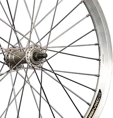 Produktbild von Vorderrad 20 Zoll mit Aluminiumnabe in Silber von Grünert Dynamic4