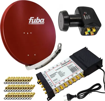 Produktbild von PremiumX SAT Anlage Fuba DAA 850 R Antenne 5/12 Multiswitch LNB F-Stecker