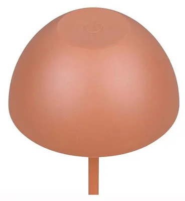 Zdjęcie produktu dla Zewnętrzna lampa stołowa LED, czerwona, zasilana bateryjnie, ściemniacz dotykowy, wys. 20 cm
