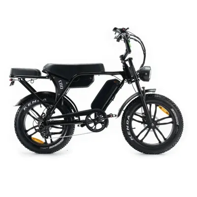 Produktbild von OUXI C80 Max Elektrisches Fatbike – Alarmanlage – NFC - 20 Zoll – 250W Motor – 7 Gänge – 120 km Reichweite – Hydraulische Scheibenbremsen - Schwarz