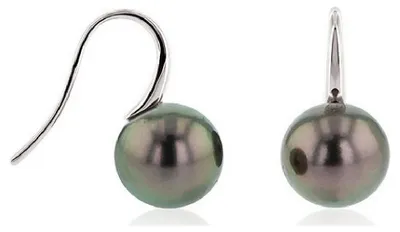 Obrázok produktu pre Luna-Pearls – 313.0399 – náušnice – 750 biele zlato – tahitské perly 10,5–11 mm