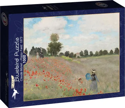 Image de Bluebird Puzzle Art Puzzle Claude Monet Champ de coquelicots 1000 pièces