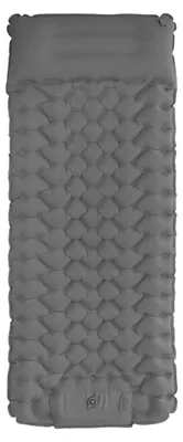 Produktbild von Ultraleichte, aufblasbare Isomatte mit integrierter Fußpumpe, wasserdicht, selbstaufblasend, tragbare Reise-, Outdoor-, Camping- und Wander-Luftmatratze