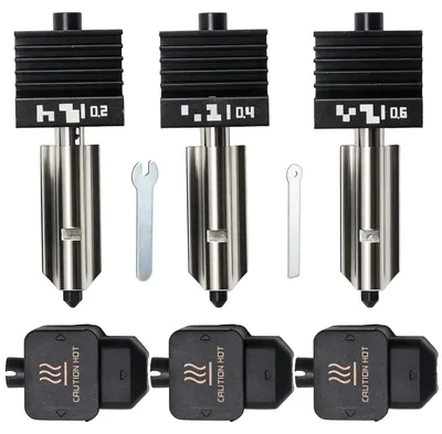 3er-Set Hotend-Kits 0,2/0,4/0,6 mm für Bambu Lab 3D-Drucker