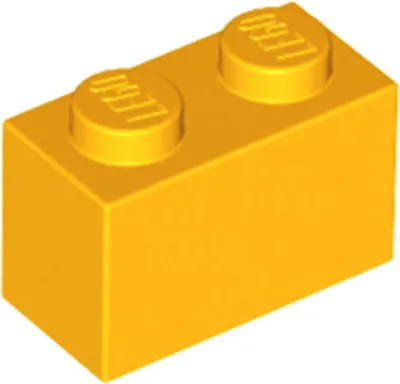 Productafbeelding van 1 LEGO-steentje, type 3004, in een lichtoranje kleur