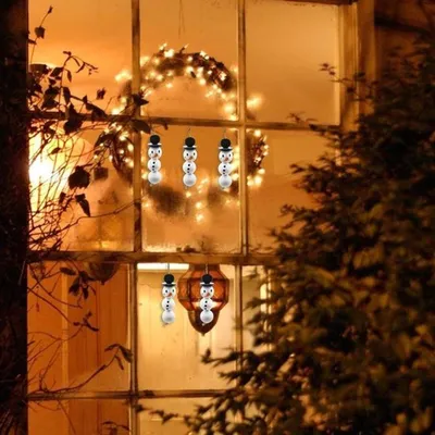Natürliche Holzperlen für Weihnachten, Hauptbild